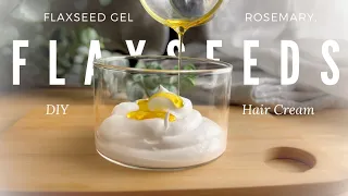 Homemade Flaxseed Gel & Rosemary Hair Cream | Let's TRY This Again!