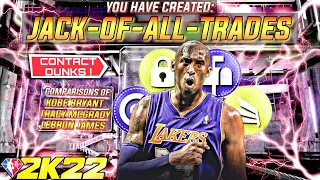 *FIRST EVER 100+ BADGE* SHOOTING GUARD JACK OF ALL TRADES BUILD W CONTACT DUNKS ON NBA 2K22!
