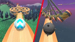 Sky Rolling Ball 3D - All Levels Gameplay Android, iOS #47 ( Level 331 - 337 )