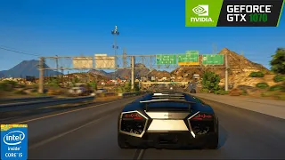 Grand Theft Auto V : GTX 1070 Ti + i5-10400F (High Graphics)