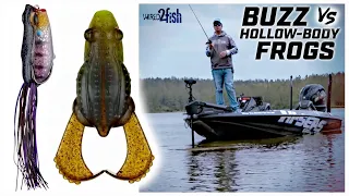 Buzz Versus Hollow-Body Frogs | When and How to Fish