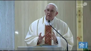 Papa Francesco, omelia a Santa Marta del 21 aprile 2020