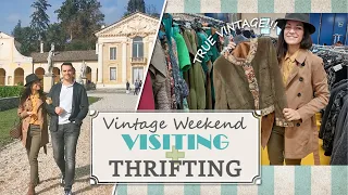 Perfect VINTAGE WEEKEND in Italy!!! THRIFTING & VISITING