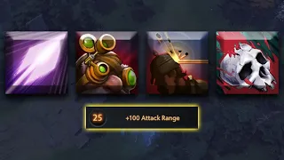 All Passive - Max Attack Range | Dota 2 Ability Draft