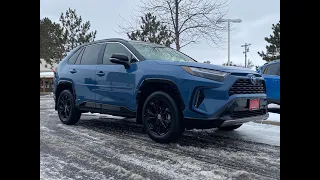 2022 Rav4 XSE in CAVALRY Blue (sold order) Yes its a 2022 (mistake)