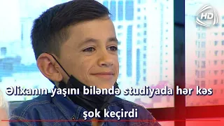 Əlixanın yaşını biləndə studiyada hər kəs şok keçirdi (BizimləSən)