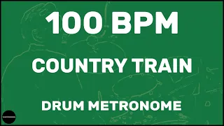 Country Train | Drum Metronome Loop | 100 BPM