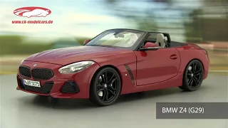 ck-modelcars-video: BMW Z4 (G29) Baujahr 2019 rot Norev