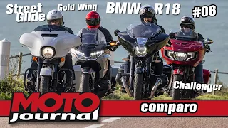 COMPARO#06 - BMW R18 B, Honda Gold Wing, Indian Challenger, Harley Street Glide