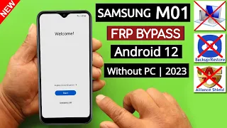 Samsung M01 Frp Bypass Android 12 Without PC | Without Backup/Restore Apps New Method 2023