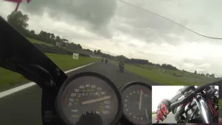 Oulton park onboard TZR 250 with speedo