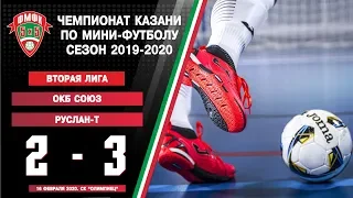ФМФК 2019-2020. Вторая лига. ОКБ Союз - Руслан-Т - 2:3 (0:1)