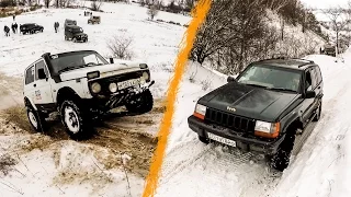 Grand Cherokee VS Нива. Царем горы стал...