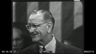 President Lyndon Baines Johnson 1966 State of the Union Address, 1/12/66. MP562 (1280x720)