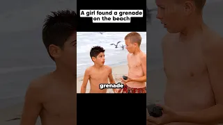 A girl found a grenade on the beach #shorts