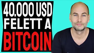 40 000 USD FELETT MÁR A BITCOIN [Részletek]