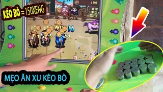 #10  Dùng 150 xèng Kéo Bò Phiên Bản 5 người kéo Môn Kéo Trâu  キッズメダルゲーム