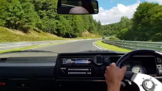 MK2 Golf R32 lap 2 on the Nurburgring 6/8/2017