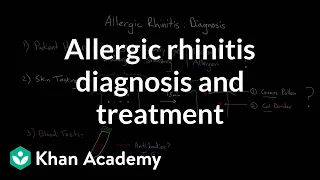 Allergic rhinitis diagnosis and treatment | Respiratory system diseases | NCLEX-RN | Khan Academy