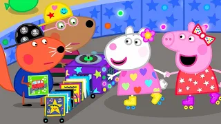 Peppa Pig Goes To The Roller Disco 🪩 Peppa Pig Toy Play