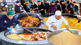 Most popular pilaf centres of Uzbekistan l Great video of the channel "GREAT FOOD"