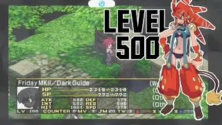 Disgaea 2 Dark Hero Days(How to level up faster to level 500)