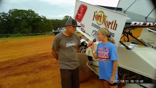 Interview with Daniel Oliver at Laurens County Speedway 2021