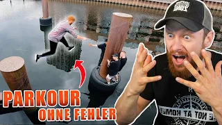 UNGLAUBLICHE SPRÜNGE! - Parkour im TEAM ohne Fehler! | Fritz Meinecke reagiert