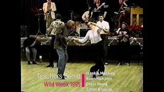 Lindyhop/ Tap - Frankie Manning, Dawn Hampton and Chazz Young @ Wild Week 1995 스윙댄스 린디합