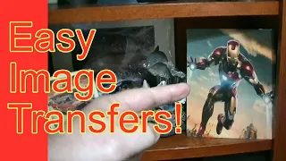 4 EASY STEPS to create Large Image Transfers - No Rubbing!