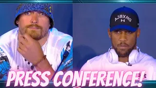 Usyk Joshua 2 Press Conf. FACE OFF / STAREDOWN Highlights & Fan Chat |