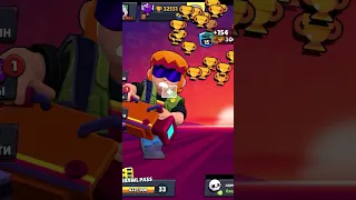 Апнул 300 кубков не выходя в меню #shorts #supercell #brawlstars #buster