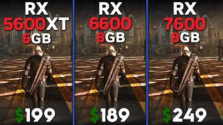 RX 5600 XT vs RX 6600 vs RX 7600 | Tested in 15 games