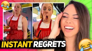 Instant Regret | Funny Fails #3 | Bunnymon REACTS