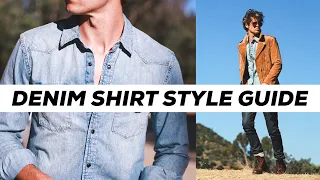 How to Style a Denim Shirt | Outfit Ideas | Parker York Smith