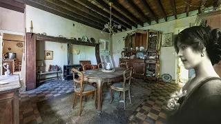 Lost Forever After She Left ~ Abandoned French Time capsule Mansion