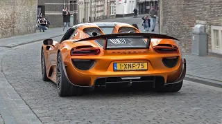 Porsche 918 Spyder Weissach Package with Edo Competition Exhaust!