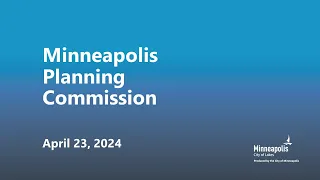 April 23, 2024 Planning Commission