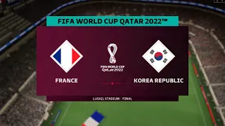 FIFA 23 | France VS South Korea - FIFA World Cup Qatar 2022 | Final | Gameplay PlayStation 4