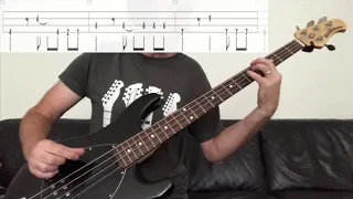 Guns N' Roses - Sweet Child O' Mine | Bass in standard E tuning, cover with tabs.