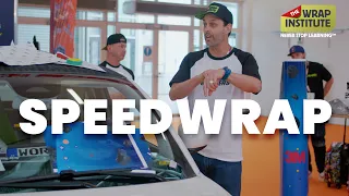 SPEEDWRAP  - Wrapping FIAT 500 completely under 40 minutes!  - FESPA 2023