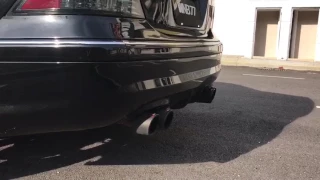 Mercedes W203 exhaust sound