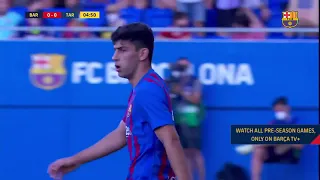 Yusuf Demir's first match for Barcelona