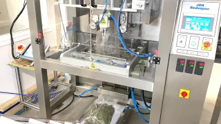 Cannabis Pouch Bagger , Vertical Form Fill & Seal Machine USa Canada - JDA