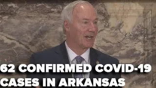 62 confirmed COVID-19 cases in Arkansas | Full press conference