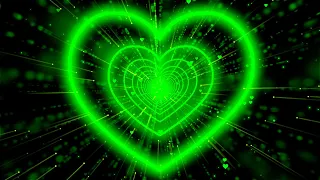 Heart Background💚Love Heart Tunnel Background Video Loop | Heart Wallpaper Video  [2Hours]