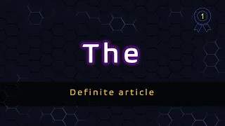 İngilis dili - Definite article (the) - 1