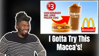AMERICAN REACTS TO 10 Things McDonald's In Australia Do Differently Than Us