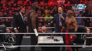 Bobby Lashley ataca brutalmente a Omos, MVP & Cedric Alexander - WWE Raw Español: 30/05/2022