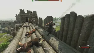 Mount and Blade II Bannerlord - Defending my Llanoc Hen Castle 2, sudden break